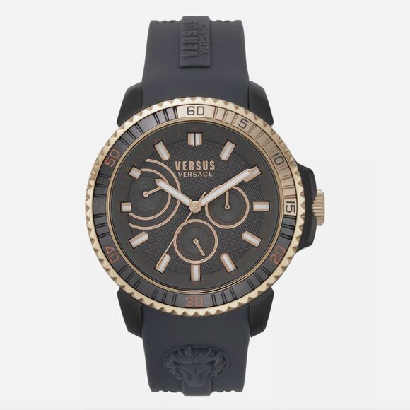 Versace Gun Metal 45mm Men's Watch Authentic Fashion